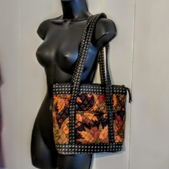 Misty Harbor Signature Brown Paisley Quilted Tote Bag - Picture 8 of 8